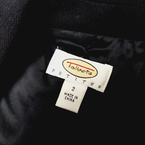 Talbots Black Long Sleeve 3 Button Up Blazer 1108 - Picture 4 of 7
